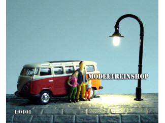 L-0101 - LED Lantaarnpaal - Warm Wit - Modeltreinshop