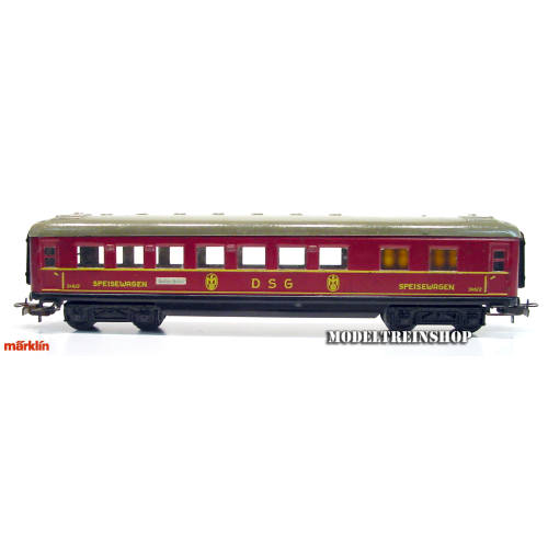 Marklin HO 4008 V3 Restauratie wagen - Modeltreinshop