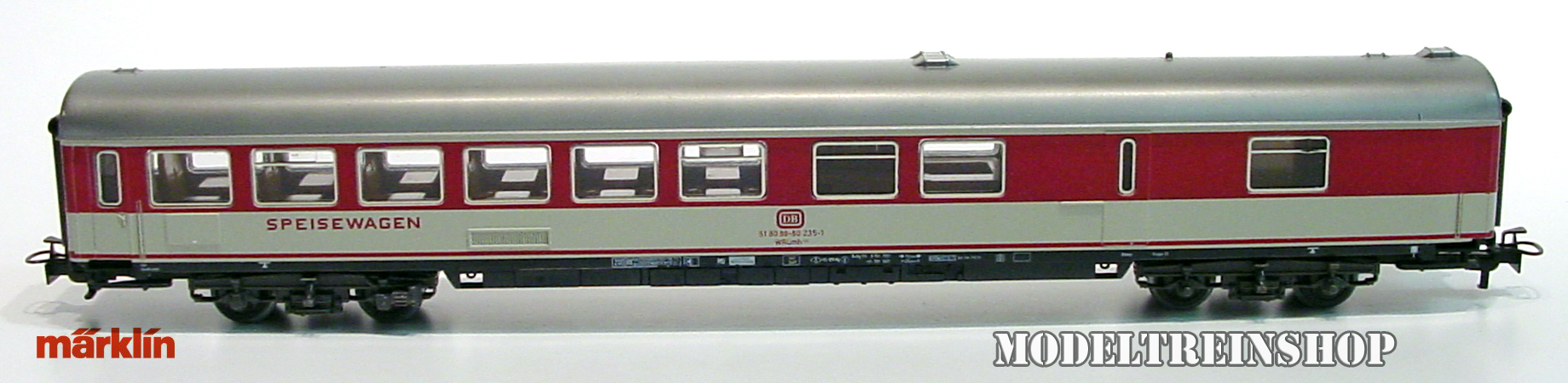 Marklin HO 4094 V2 D-trein Restauratiewagen met inrichting - Modeltreinshop