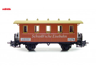 Marklin H0 84039 Reizigers Rijtuig Schwab'sche Eisebahn - Modeltreinshop