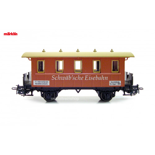 Marklin H0 84039 Reizigers Rijtuig Schwab'sche Eisebahn - Modeltreinshop