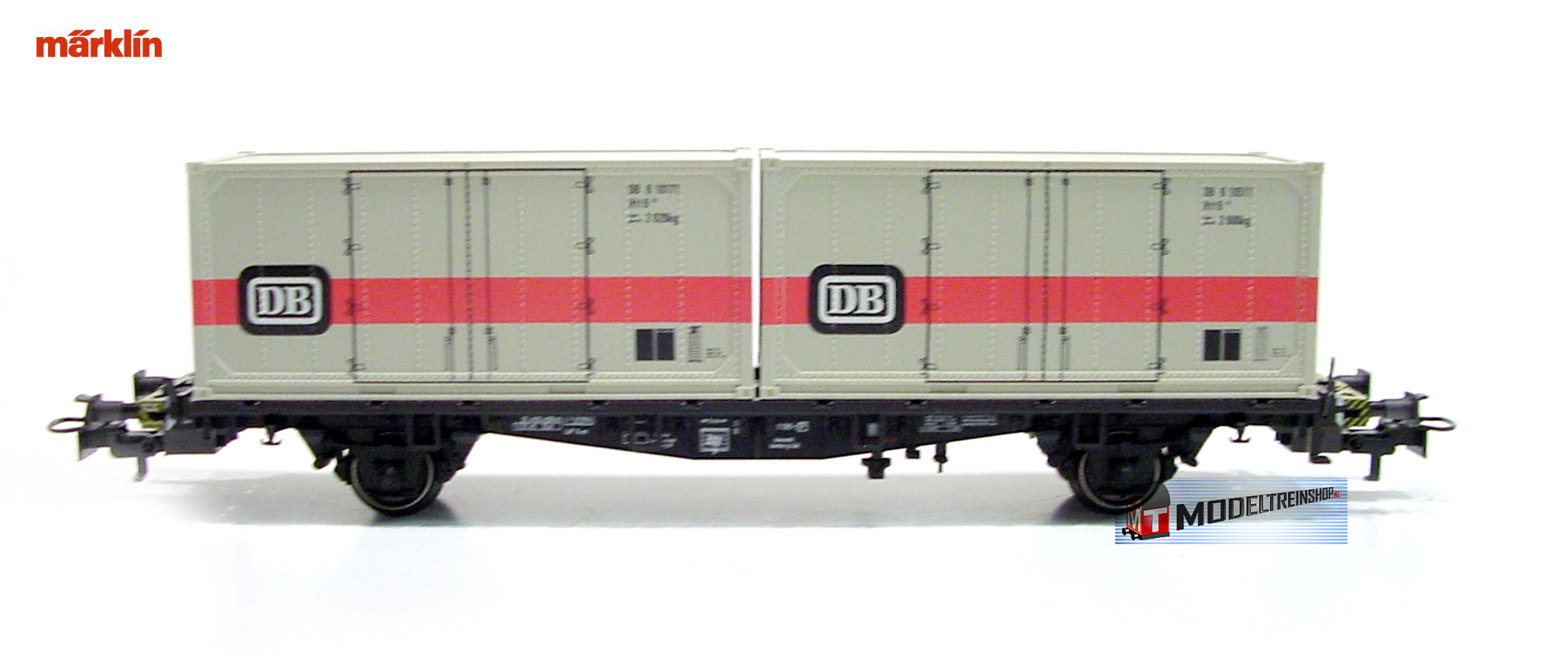 Marklin H0 00756-13 Container wagen DB - Modeltreinshop