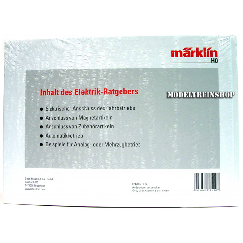 Marklin H0 07420 Boek Regelen Schakelen in het Duits - Modeltreinshop