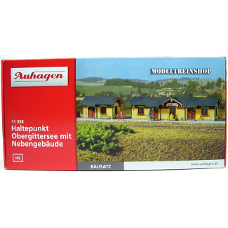 Auhagen HO 11358 Klein Station Obergittersee met bijgebouw - Modeltreinshop