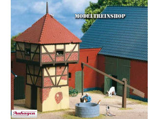 Auhagen HO 11410 Duiventil met Waterput - Modeltreinshop