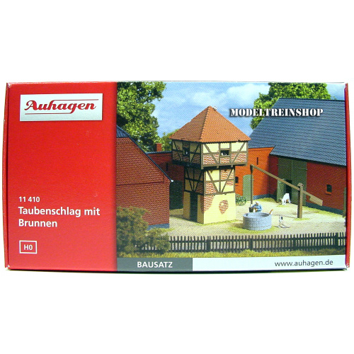 Auhagen HO 11410 Duiventil met Waterput - Modeltreinshop