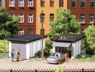 Auhagen HO 11420 Garages 2 Stuks - Modeltreinshop