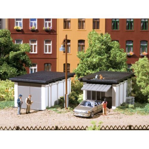 Auhagen HO 11420 Garages 2 Stuks - Modeltreinshop