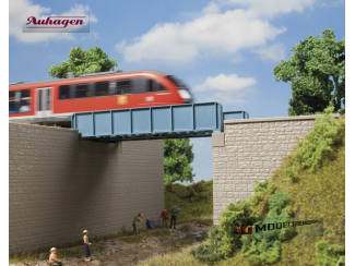 11441-1AAuhagen HO 11441 Brug Enkel Spoor - Modeltreinshop