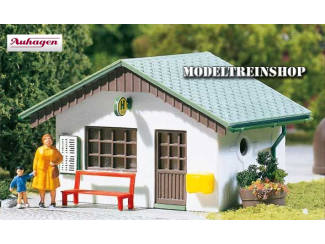 Auhagen HO 12262 Bus Wachters Huisjes 2 Stuks - Modeltreinshop