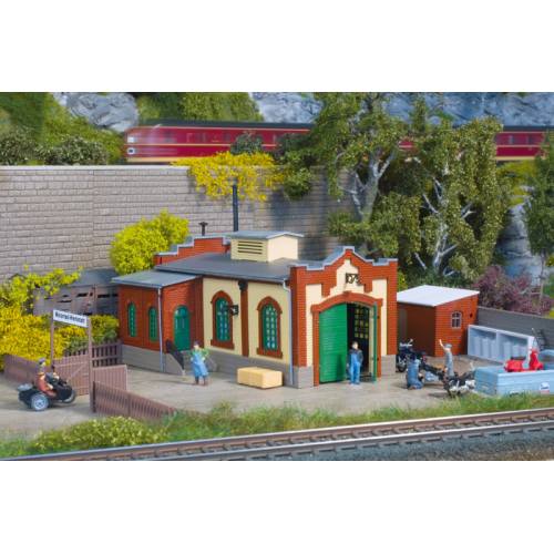 Auhagen HO 12344 auto Garage - Modeltreinshop