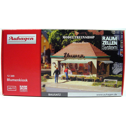 Auhagen HO 12349 Bloemen Kiosk - Modeltreinshop