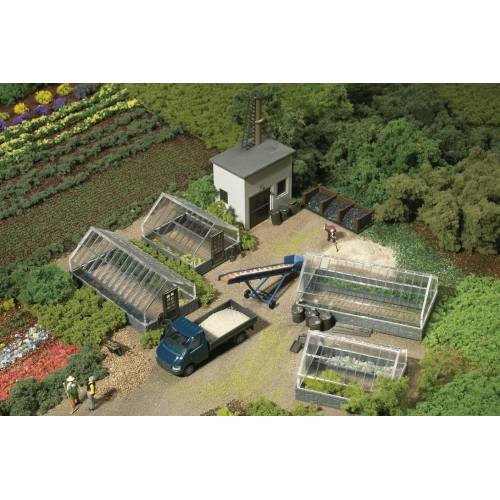 Auhagen HO 12351 Tuinderij / Tuincentrum - Modeltreinshop