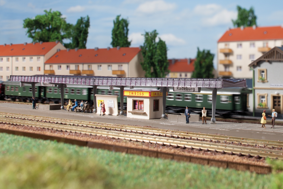 Auhagen N 14459 Stations Platform - Modeltreinshop