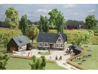 Auhagen N 14465 Boerderij met bij Gebouwen - Modeltreinshop