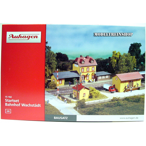 Auhagen HO 15102 Starter set Wachstädt station - Modeltreinshop