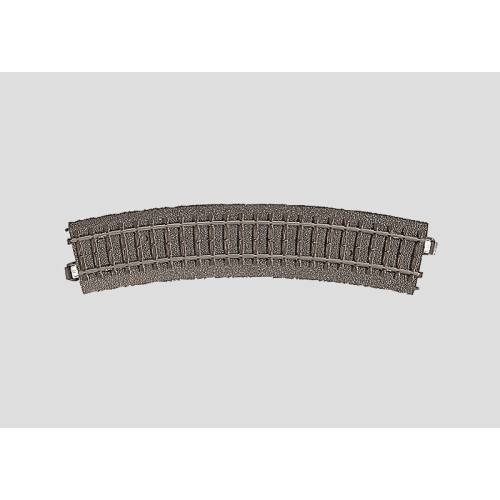 Marklin C Rail 24224 Gebogen rail 437,5 mm - Modeltreinshop