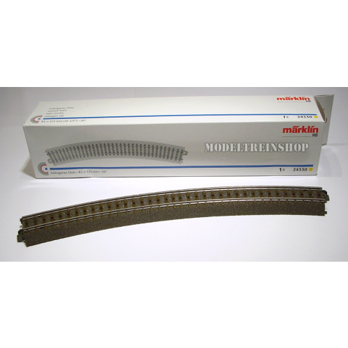 Marklin C Rail 24330 Gebogen rail 515mm - Modeltreinshop