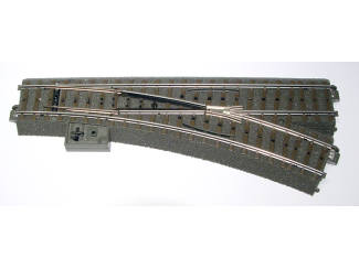 Marklin C Rail 24612 Wissel rechts 188,3 mm R2 = 437,5 mm - Modeltreinshop