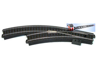 Marklin C Rail 24671 Meegebogen wissel links 360 mm - Modeltreinshop