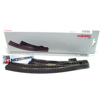 Marklin C Rail 24672 Meegebogen wissel rechts 360 mm - Modeltreinshop