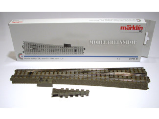 Marklin C Rail 24712 Slanke wissel rechts 236,1 mm - Modeltreinshop