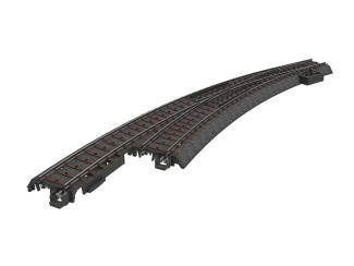 Marklin C Rail 24771 Meegebogen wissel links 515 mm/30° - Modeltreinshop