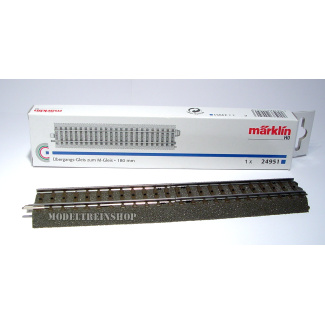 Marklin C Rail 24951 Overgangsrail C naar de M-rail - Modeltreinshop