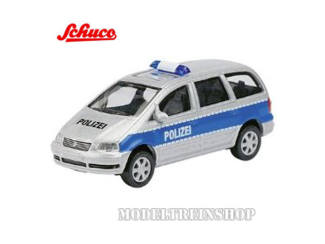 Schuco H0 25394 VW Sharan Polizei - Modeltreinshop