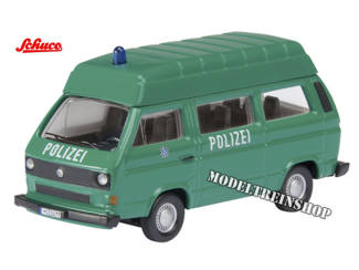 Schuco H0 25784 Volkswagen T3 Bus Polizei - Modeltreinshop