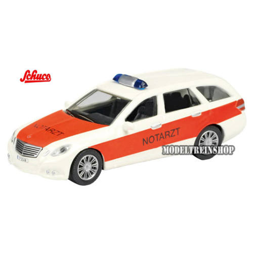 Schuco H0 Schuco 25822 Mercedes Benz T-Model "Notarzt" - Modeltreinshop