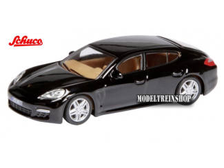 Schuco H0 25842 Porsche Panamera Zwart - Modeltreinshop