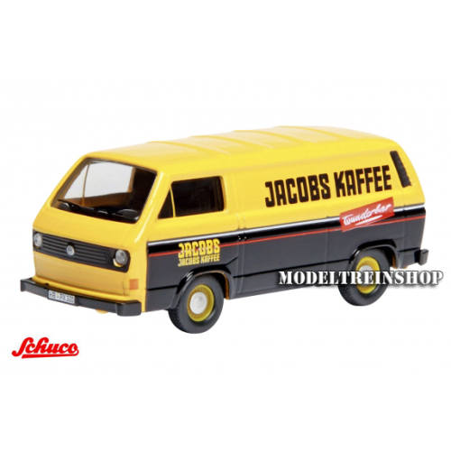Schuco H0 25871 Volkswagen Bus T3 "Jacobs Kaffee" - Modeltreinshop