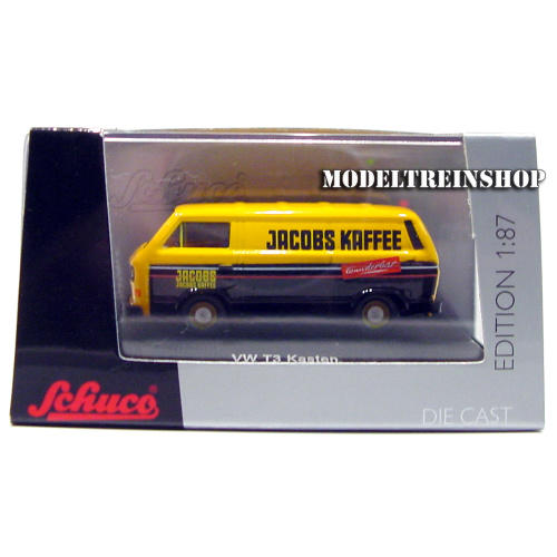 Schuco H0 25871 Volkswagen Bus T3 "Jacobs Kaffee" - Modeltreinshop