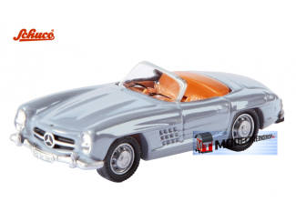 Schuco H0 26053 Mercedes Benz 300 SL Zilver - Modeltreinshop