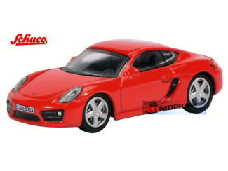 Schuco H0 26109 Porsche Cayman S Rood - Modeltreinshop