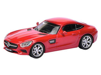 Schuco H0 26204 Mercedes Benz AMG GT S Rood - Modeltreinshop