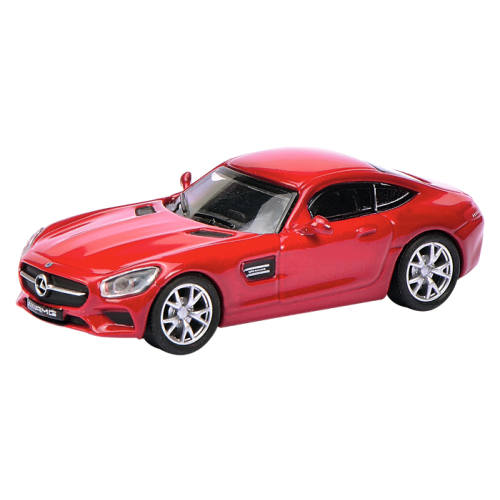 Schuco H0 26204 Mercedes Benz AMG GT S Rood - Modeltreinshop