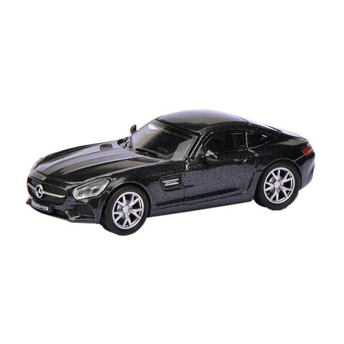 Schuco H0 26205 Mercedes Benz AMG GT S Zwart - Modeltreinshop