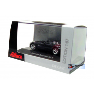 Schuco H0 26205 Mercedes Benz AMG GT S Zwart - Modeltreinshop