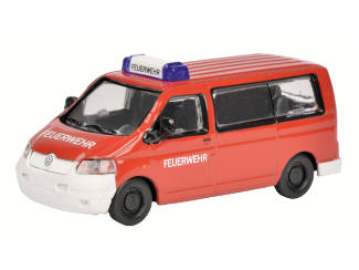 Schuco H0 26221 Volkswagen Bus T5 Feuerwehr - Modeltreinshop