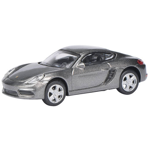 Schuco H0 26292 Porsche 718 Cayman S Grijs - Modeltreinshop