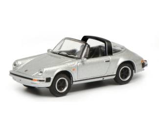 Schuco H0 26351 Porsche 911 3.2 zilver - Modeltreinshop