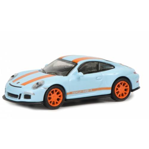 Schuco H0 26375 Porsche 911 R Blauw grijs