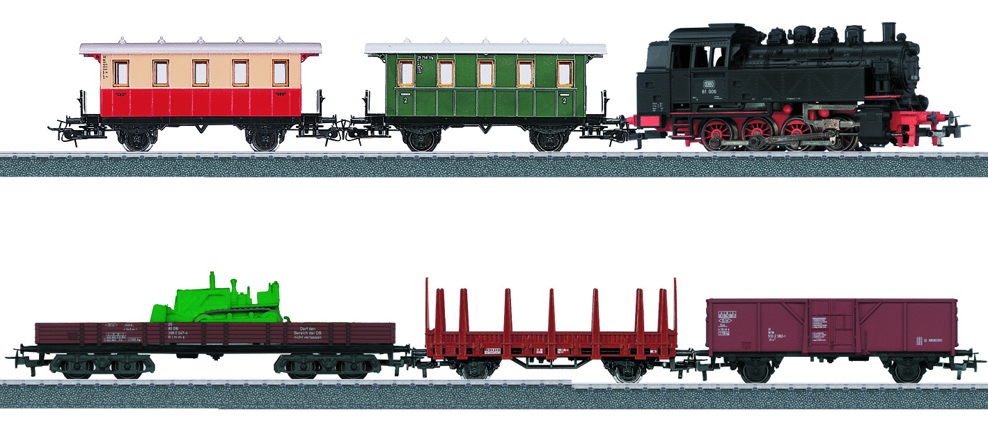 Negende Voortdurende niets Marklin H0 29254 Startset Goederentrein - Locomotief met 5 wagens -  Digitaal - Modeltreinshop