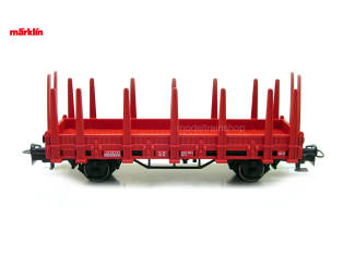 Marklin H0 29752 Rongenwagen Met Container Brandweer - Modeltreinshop