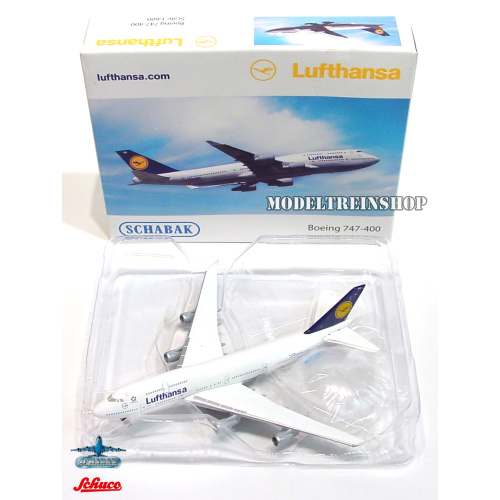 Schabak 3554135 Boeing 747 400 Lufthansa - Modeltreinshop