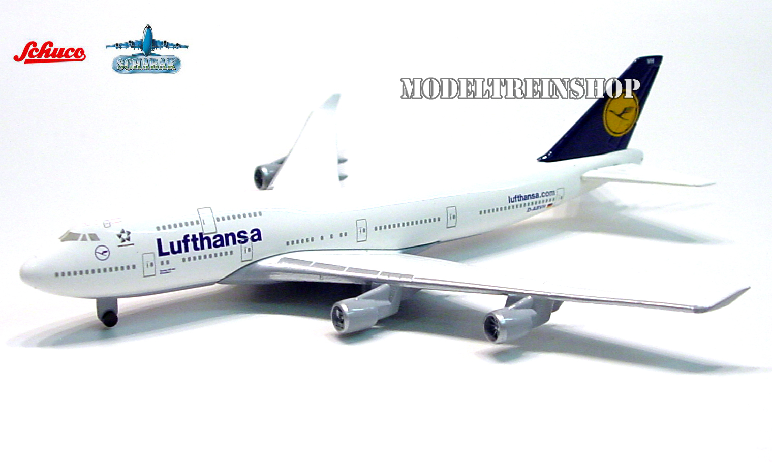 Schabak 3554135 Boeing 747 400 Lufthansa - Modeltreinshop
