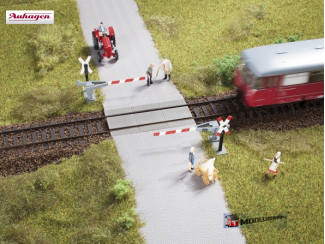 Auhagen H0 41625 Spoorweg Overgang - Modeltreinshop