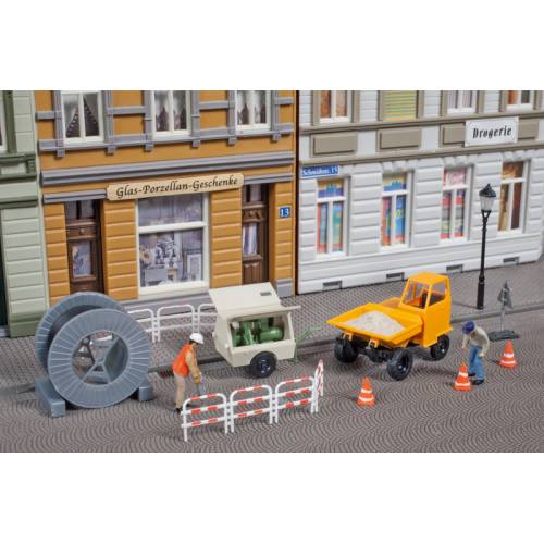 Auhagen H0 41641 Kiepwagen met compressor - Modeltreinshop